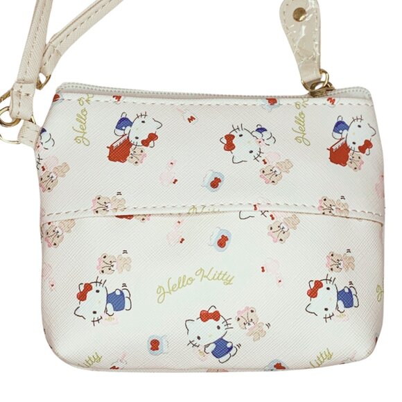 Hello Kitty Wristlet Small Purse White - Picture 4 of 7